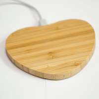 2020 Best Seller Factory Price Wholesalewooden qi wireless charger Mobile Phone Universal Fast Portable Wireless Charger