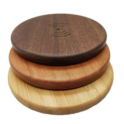 Autige All Wood Phone Wireless Charger QI Standard 10W