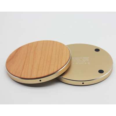 2019 Newest Item Mobile phone fast charger wood wireless  charger for smart phone