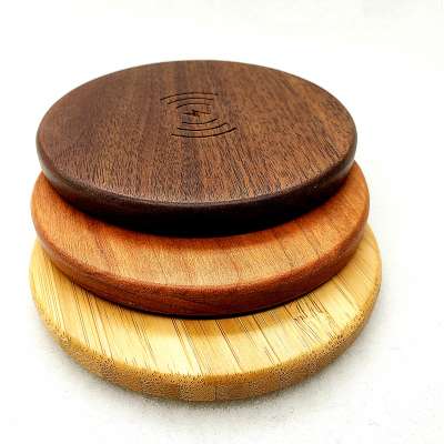 New Arrivals 2020 Hot Sale All Wood Wireless Charger Fast Charging