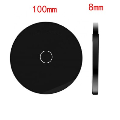 Wireless charger QI pmma+alloy 10W smartphone wireless charger special design portable wireless charger